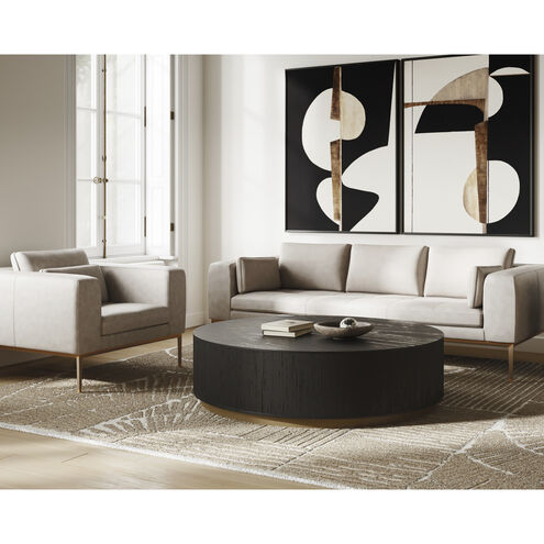 Burr Bali Bone Leather Sofa